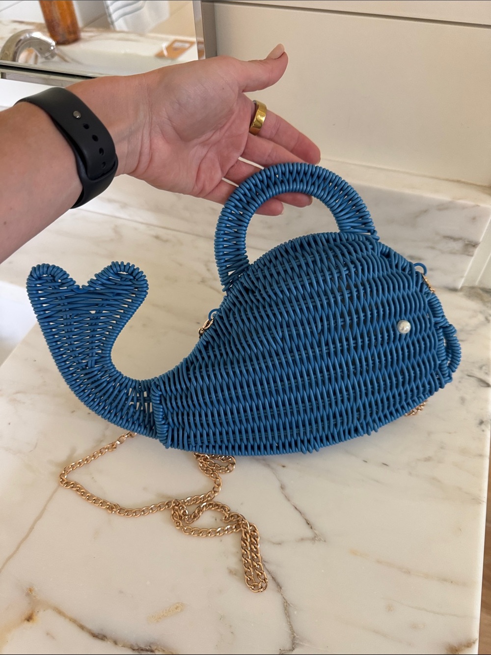 Wicker Fish Purse - Picture 6 of 8